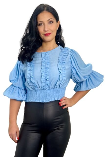 modra bluza