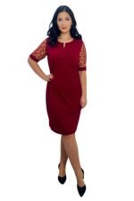 rdeča elegantna obleka