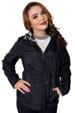 črna obojestranska jakna