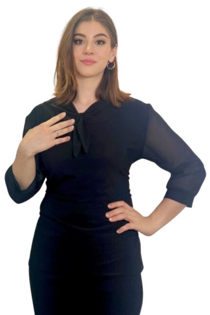 črna bluza