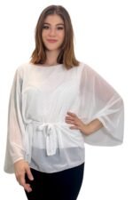 bela elegantna bluza