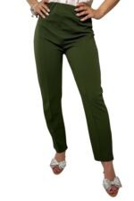 olivno zelene hlače