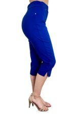 MODRE KAPRI HLAČE HARMONY ZA MOČNEJŠE DAME