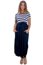 mornarska poletna obleka