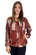 rjava bluza