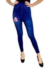 MODRE JEANS PAJKICE Z ROŽO DULCE