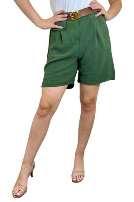 olivno zelene kratke hlače